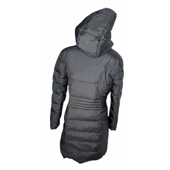 COLE HAAN LONG DOWN COAT JACKET WOMENS SMALL PETITE NAVY PARKA LONG JACKET - Picture 5 of 14